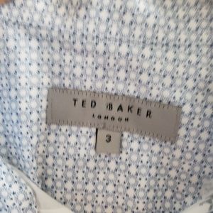 Ted Baker London Shirts - Ted Baker Blue Elephant Short Sleeve Shirt Ted Baker London Shirts - Ted Baker Blue Elephant Short Sleeve Shirt